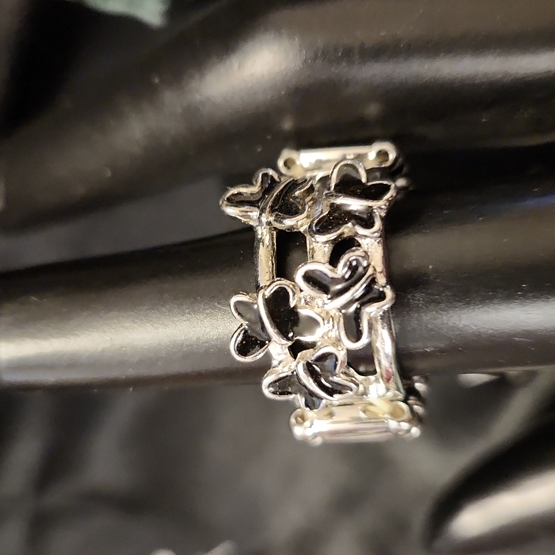Paparazzi Black Butterfly Ring  276